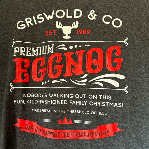 National Lampoon’s Christmas Vacation women’s M Canvas Bella Canvas Gray T-shirt - Picture 4 of 6